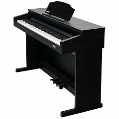 Цифровое пианино на стойке с педалями Nux Cherub WK-520-BROWN, тёмно-коричневое