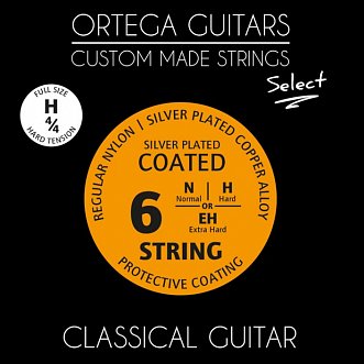 Комплект струн для классической гитары Ortega NYS44H Select в магазине Music-Hummer
