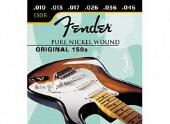 FENDER STRINGS NEW ORIGINAL 150R PURE NCKL BALL END 10-46, струны для электрогитары, никель