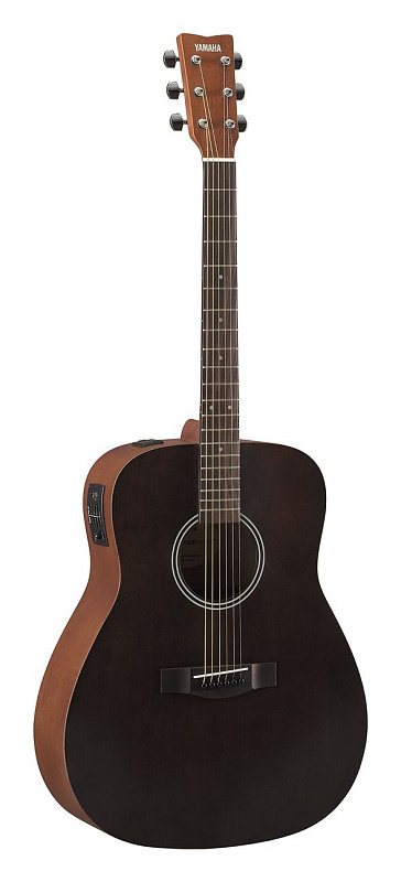 Фото Электроакустическая гитара Yamaha FX400 SMOKY BLACK, чёрный матовый