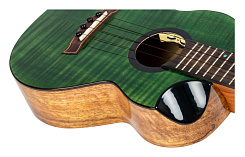 Электроакустическая укулеле тенор FLIGHT COMET TENOR EQ-A Green, зелёный