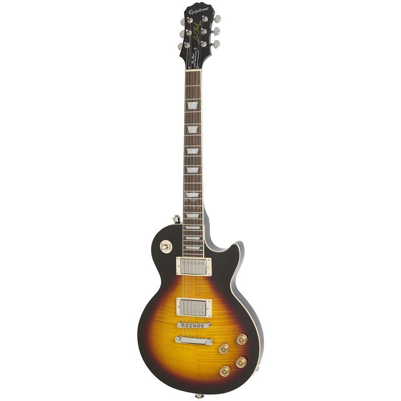 Фото EPIPHONE LES PAUL TRIBUTE PLUS 60's VINTAGE SUNBURST электрогитара с кейсом