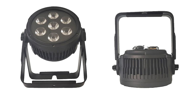 Фото Светодиодный всепогодный светильник сценических эффектов STAGE4 REPAR 7x10F IP (8)