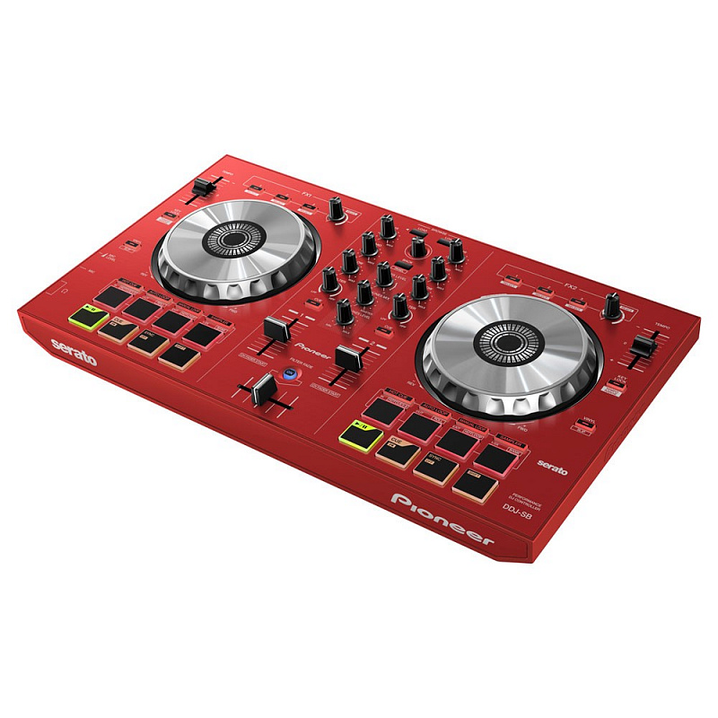 PIONEER DDJ-SB-R DJ-контроллер для SERATO, цвет красный в магазине Music-Hummer