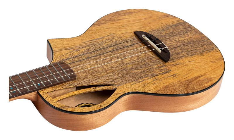 Фото Электроакустическая укулеле баритон FLIGHT AVIATOR Mango Baritone CE