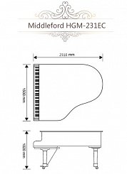 Рояль Middleford HGM-231EC