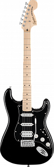 Электрогитара FENDER SQUIER Affinity Stratocaster HSS MN BLK в магазине Music-Hummer