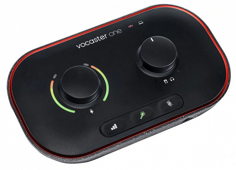 USB аудио интерфейс Focusrite Vocaster One Podcast в магазине Music-Hummer