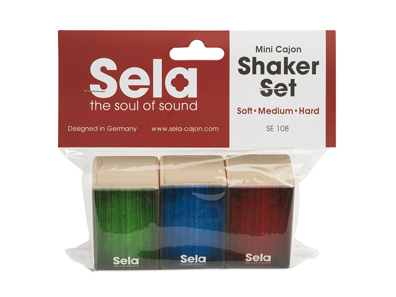 Фото Sela SE-108 Mini Cajon Набор мини шейкеров, 3 шт