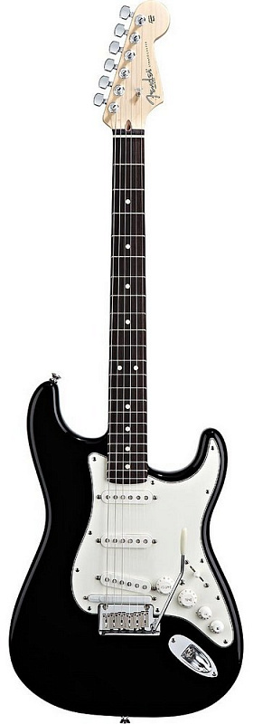 Электрогитара FENDER AMERICAN STANDARD Stratocaster® Rosewood Neck, Black в магазине Music-Hummer