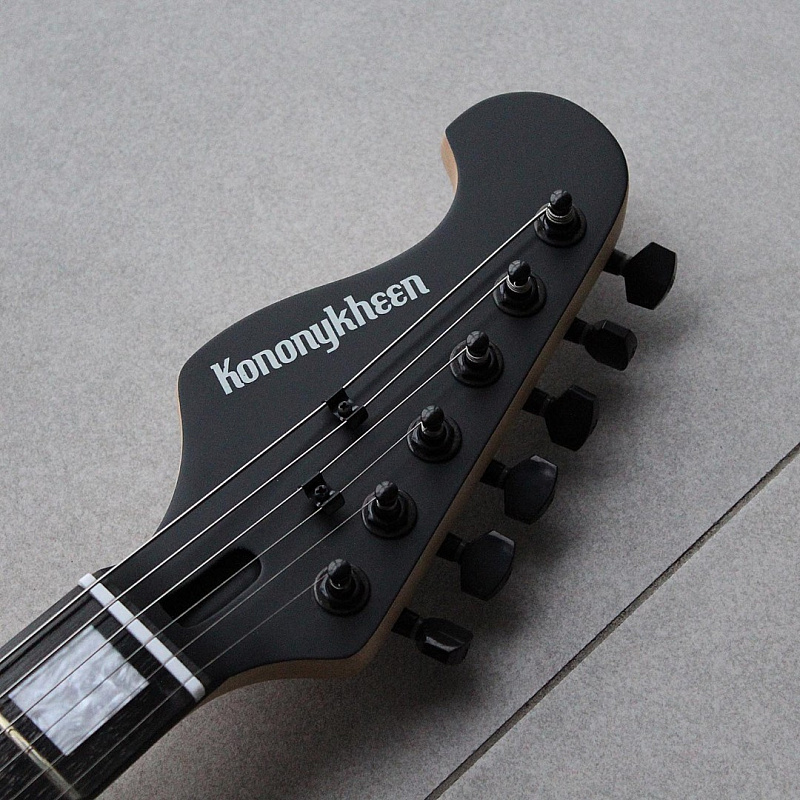 Фото Электрогитара Kononykheen Guitars BREED-56-BK, чёрная