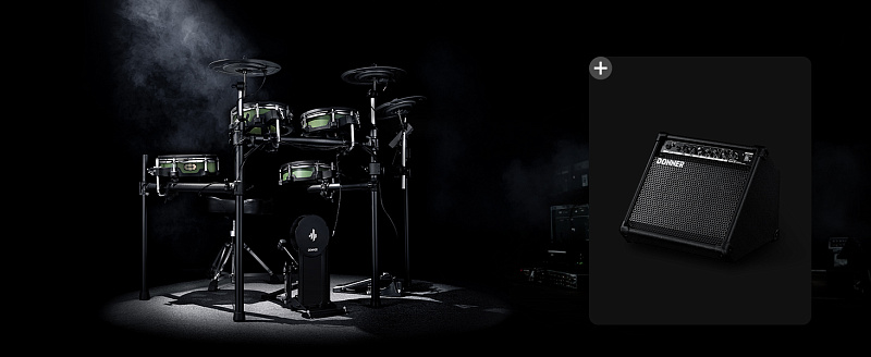Фото Электронная ударная установка DONNER DED-500 Professional Digital Drum Kits