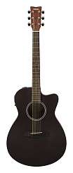Электроакустическая гитара Yamaha FSX400C SMOKY BLACK, чёрный матовый