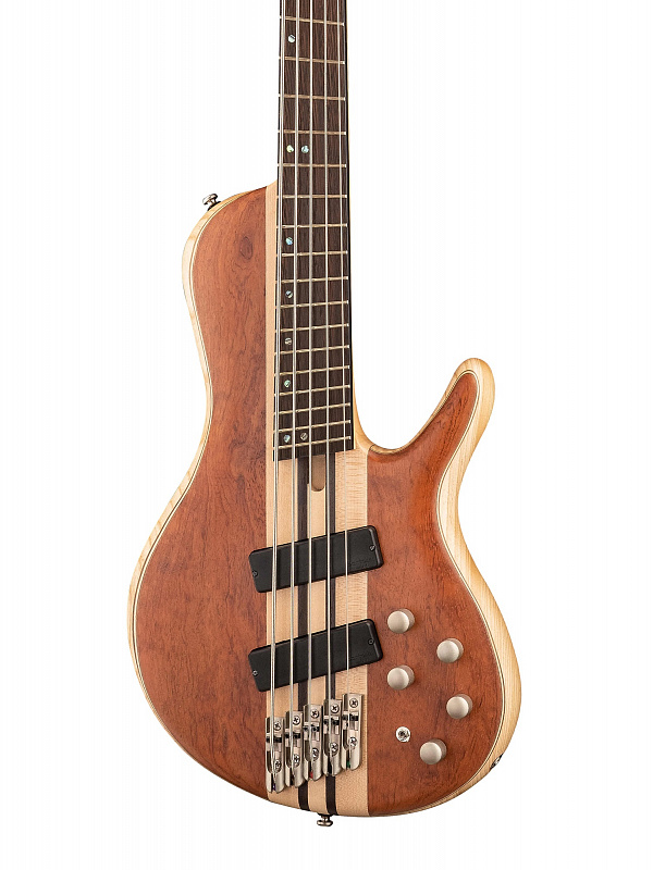 A5-Beyond-WCASE-OPBN Artisan Series Бас-гитара 5-струнная, мультимензурная, с футляром, Cort в магазине Music-Hummer