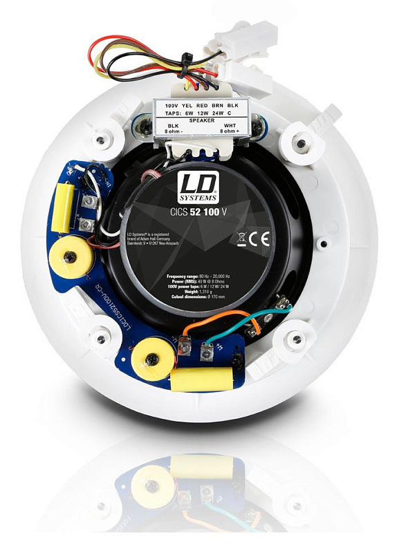 Фото Двухполосная потолочная акустическая система LD Systems Contractor CICS 52 100 V