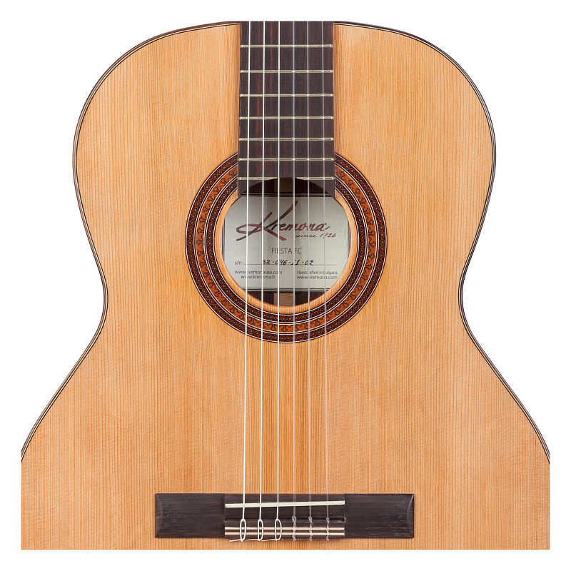Фото Классическая гитара Kremona Fiesta-FC-w/case Cedar Artist Series