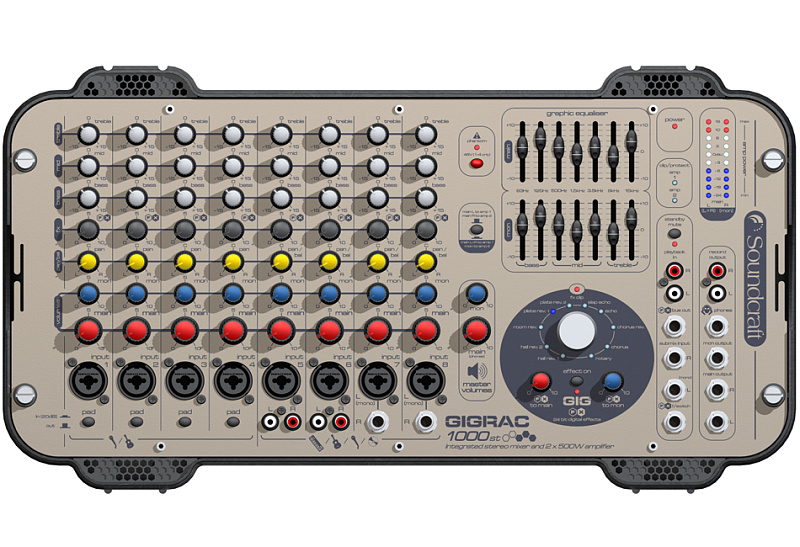 Фото Активный микшер стерео SOUNDCRAFT Gigrac 1000ST