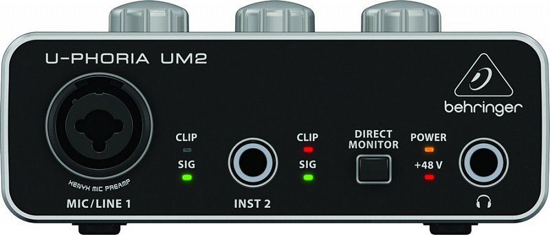 USB аудио интерфейс BEHRINGER U-PHORIA UM2 в магазине Music-Hummer
