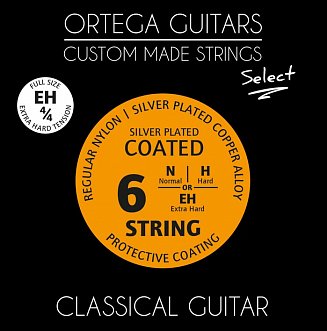 Комплект струн для классической гитары Ortega NYS44EH Select в магазине Music-Hummer
