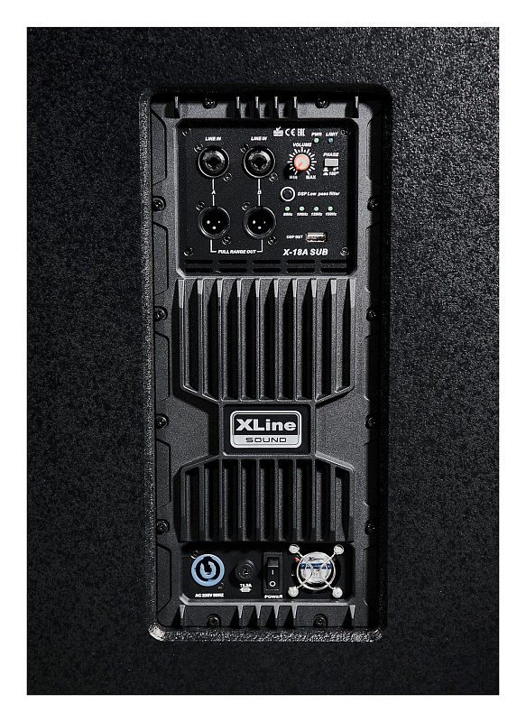 Фото Активный сабвуфер XLINE ALFA X-18A SUB