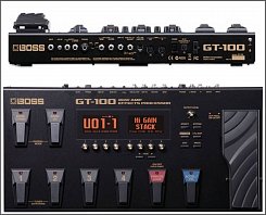 Boss gt-100 гитарный процессор
