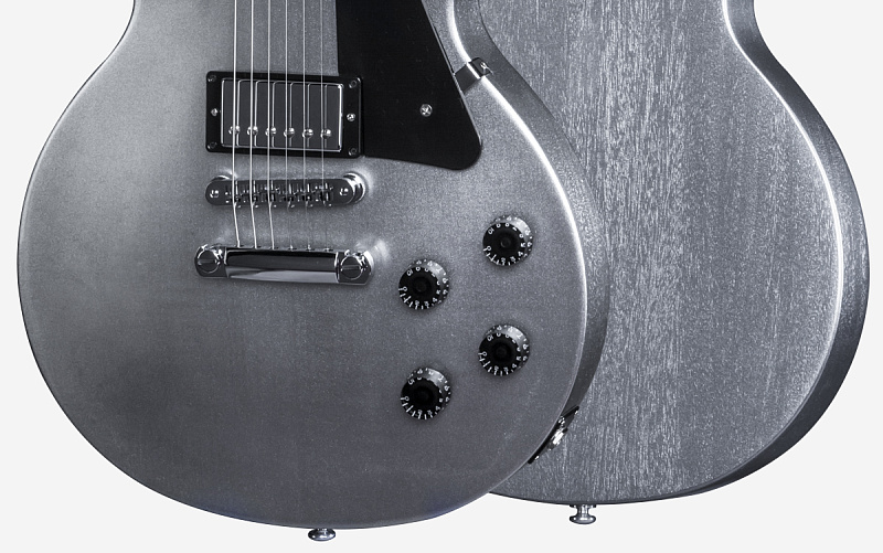 Фото GIBSON LP Studio 2016 T Silver Pearl электрогитара, цвет - серебряный, фурнитура - хром