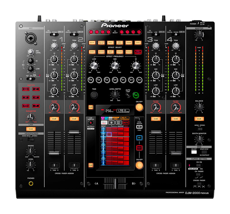 Фото DJ-микшер с процессором эффектов PIONEER DJM-2000Nexus