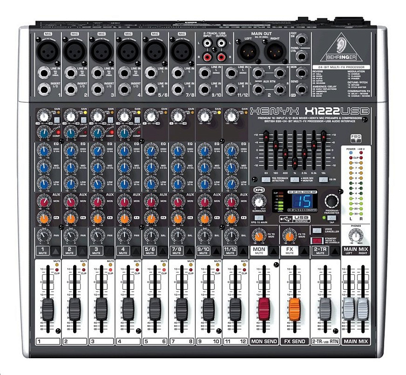 Behringer xenyx x1222usb. Behringer xenyx x1222usb