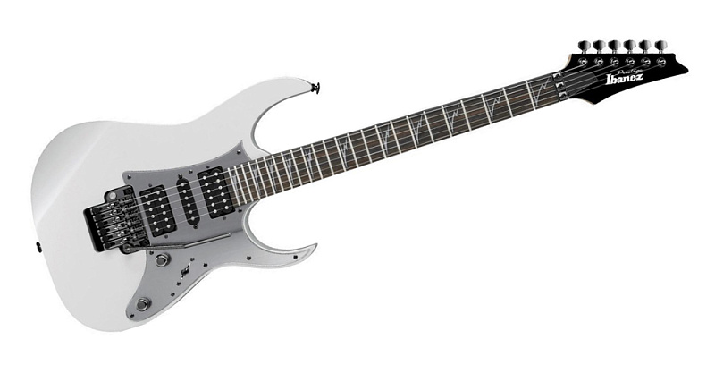 Фото IBANEZ PRESTIGE RG2550Z-WPM WHITE PEARL METALLIC электрогитара c кейсом, цвет - жемчужно-белый металлик