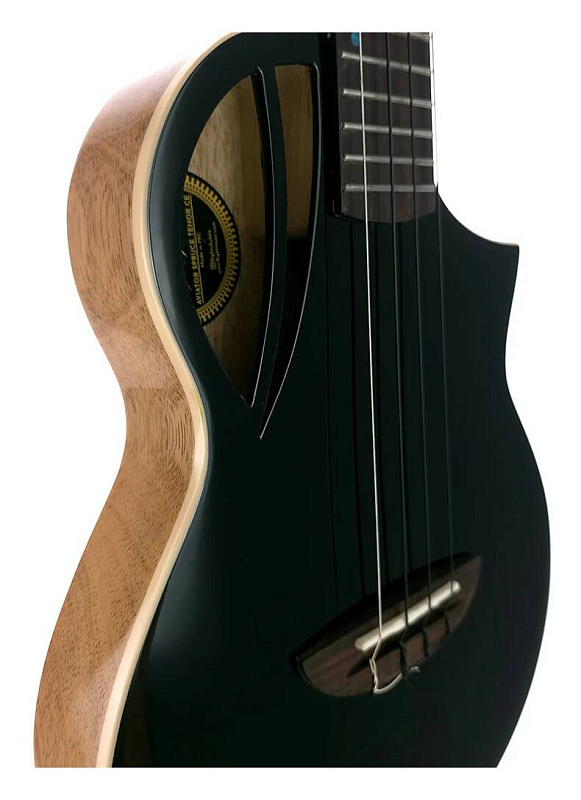 Фото Укулеле тенор FLIGHT AVIATOR Spruce Tenor BK CE, чёрный