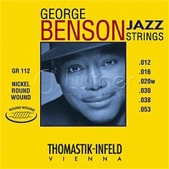 Комплект струн Thomastik GR112 George Benson Jazz для акустической гитары