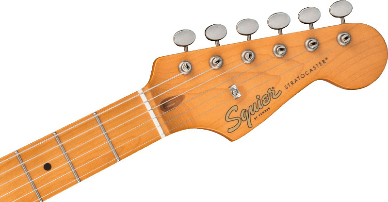 Электрогитара FENDER SQUIER 40th Anniversary Stratocaster MN Aged Hardware Satin Sonic Blue в магазине Music-Hummer