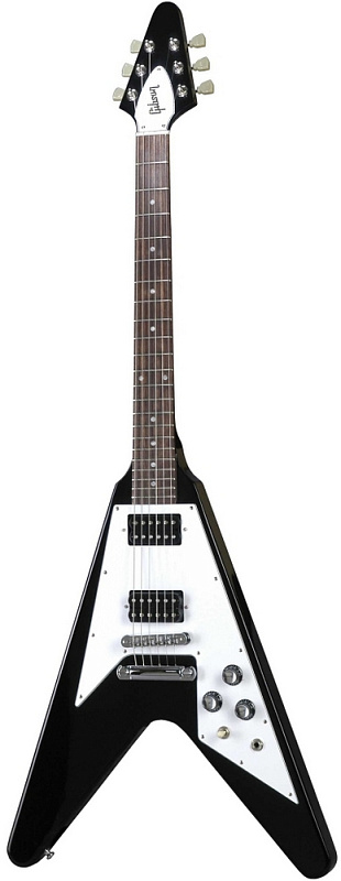 Фото Электрогитара GIBSON FLYING V 1968 2008 MODEL EBONY CH HDWE