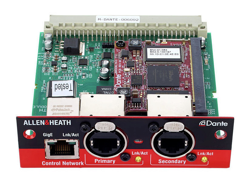 Фото ALLEN&HEATH M-DANTE Цифровой интерфейс для связи с ПК