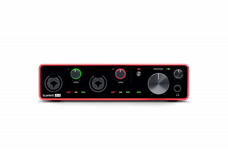Аудио интерфейс FOCUSRITE Scarlett 4i4 3rd Gen в магазине Music-Hummer