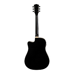 Электроакустическая гитара ROCKDALE Aurora D6 C BK E Gloss