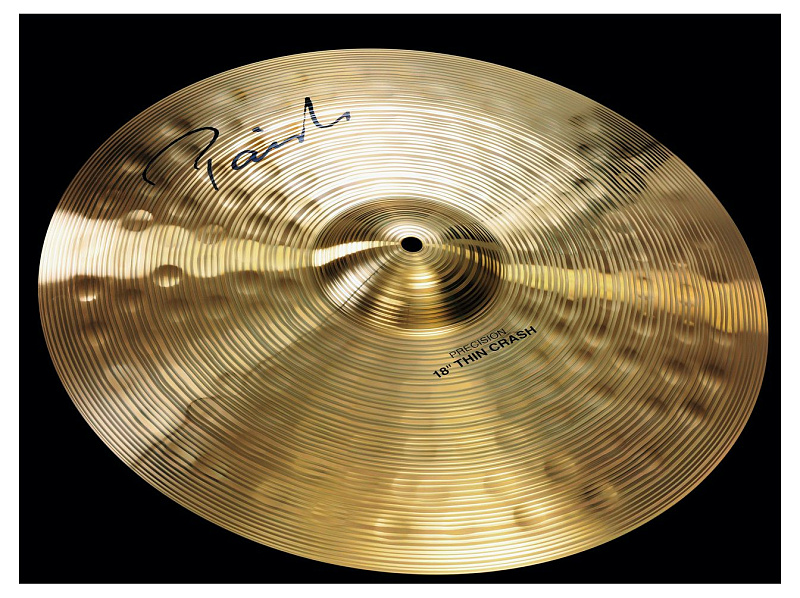 Фото Paiste 18 Thin Crash Signature Precision Ударный инструмент, тарелка