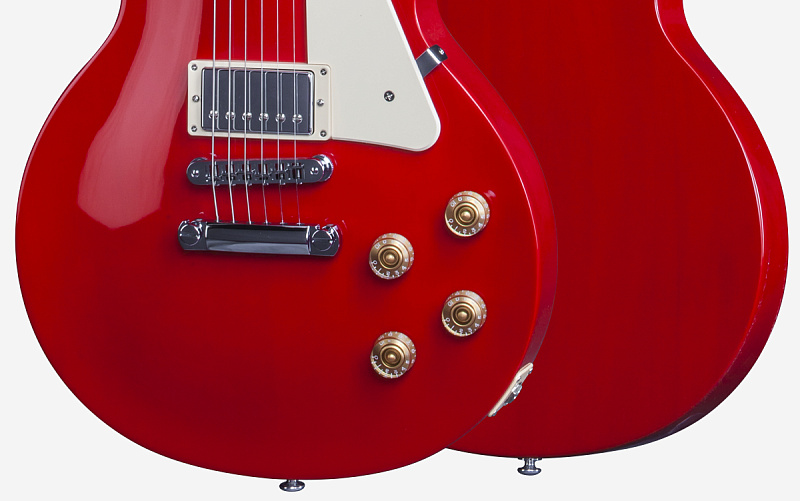 Фото GIBSON LP Studio 2016 T Radiant Red электрогитара, цвет - красный, фурнитура - хром