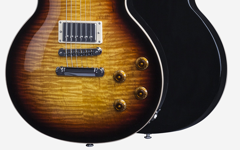 Фото GIBSON LP Standard 2016 2016 T Fireball электрогитара, цвет - санбёрст (огненный клён), фурнитура - хром