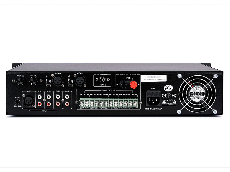 Усилитель мощности трансляционный LAudio LAM6350UB, 350Вт в магазине Music-Hummer