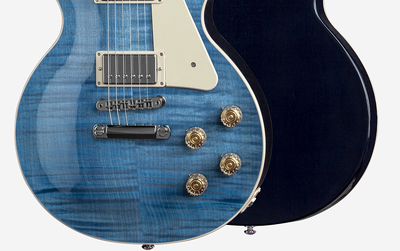 Фото Электрогитара GIBSON USA LES PAUL TRADITIONAL 2015 OCEAN BLUE