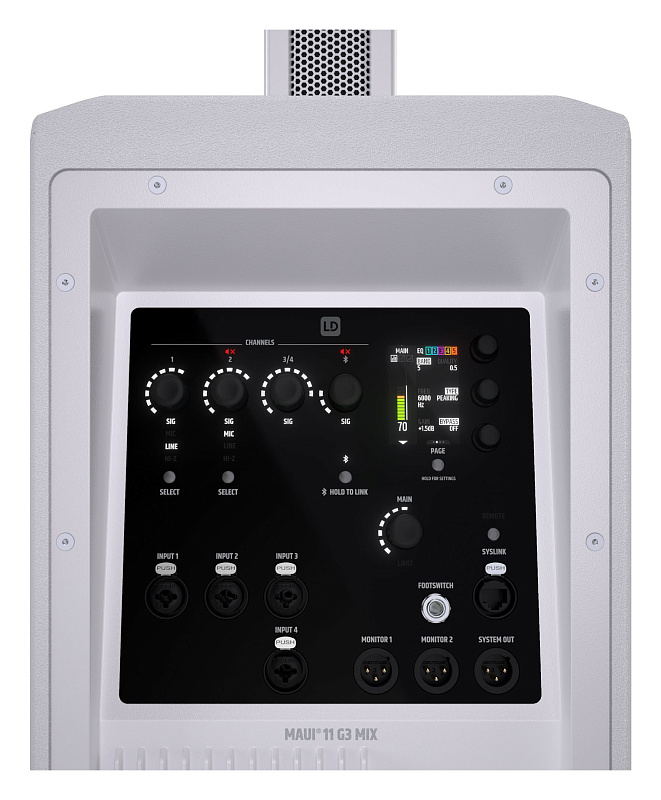 Фото Активная колонная акустическая система LD Systems MAUI 11 G3 MIX W, белый