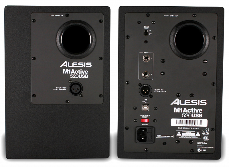 ALESIS M1 Active 520 USB (пара) активные студийные мониторы  в магазине Music-Hummer