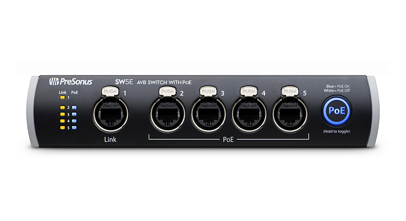 Фото PreSonus SW5E AVB-коммутатор
