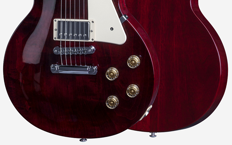 Фото GIBSON LP Studio 2016 T Wine Red электрогитара, цвет - вишневый, фурнитура - хром