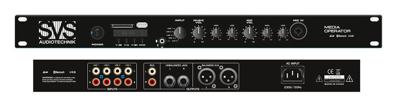 Фото MP3-проигрыватель SVS Audiotechnik Media Operator