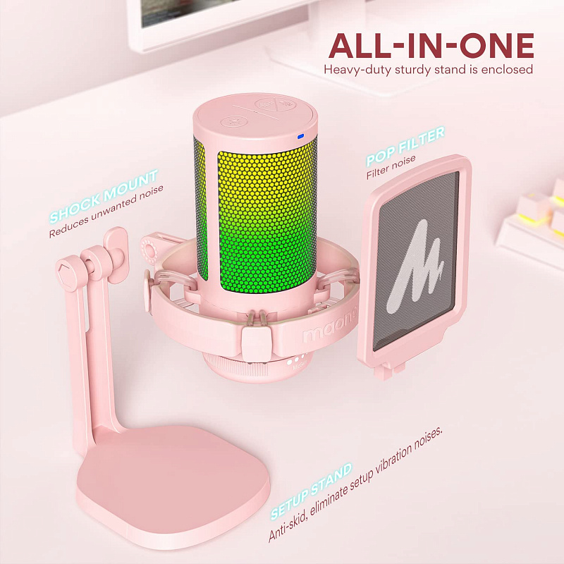 Микрофон Maono DGM20 (pink) в магазине Music-Hummer