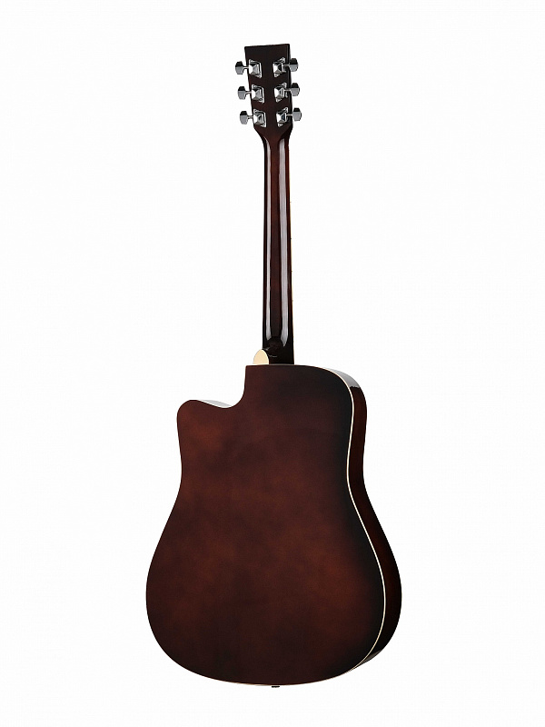 Акустическая гитара, с вырезом, санберст Caraya F601-BS в магазине Music-Hummer