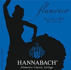 Комплект струн для классической гитары Hannabach 827HT Blue FLAMENCO