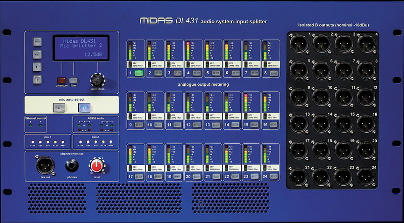 Фото Микрофонный сплитер MIDAS DL431 